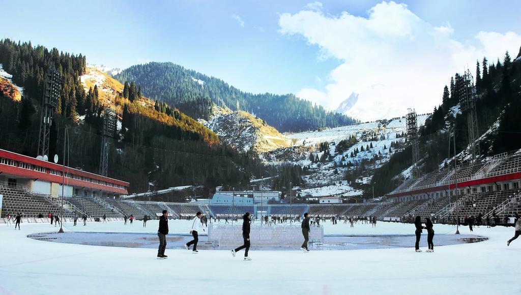 Medeu Hotel Almaty Beszkajnar Kültér fotó